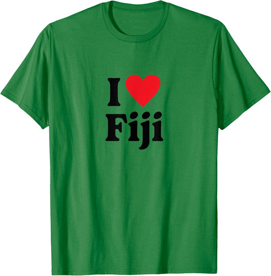 I love Fiji T-Shirt - T-Shirt | Irish Green