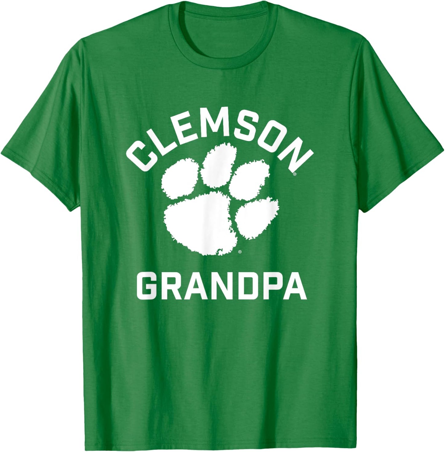 Clemson University Tigers Arched Grandpa T-Shirt - T-Shirt | Irish Green
