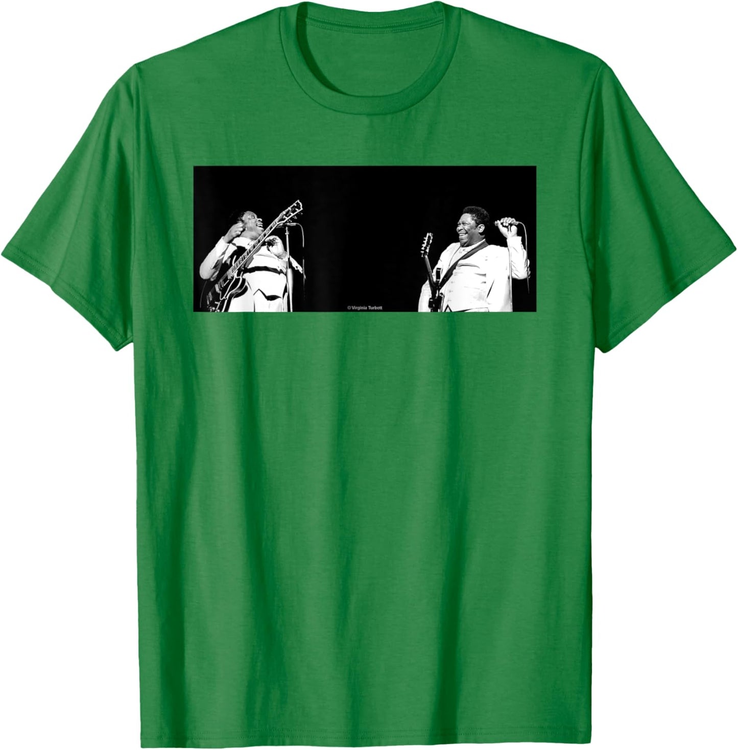 BB King At Hammersmith Odeon 1980 By Virginia Turbett T-Shirt - T-Shirt | Irish Green