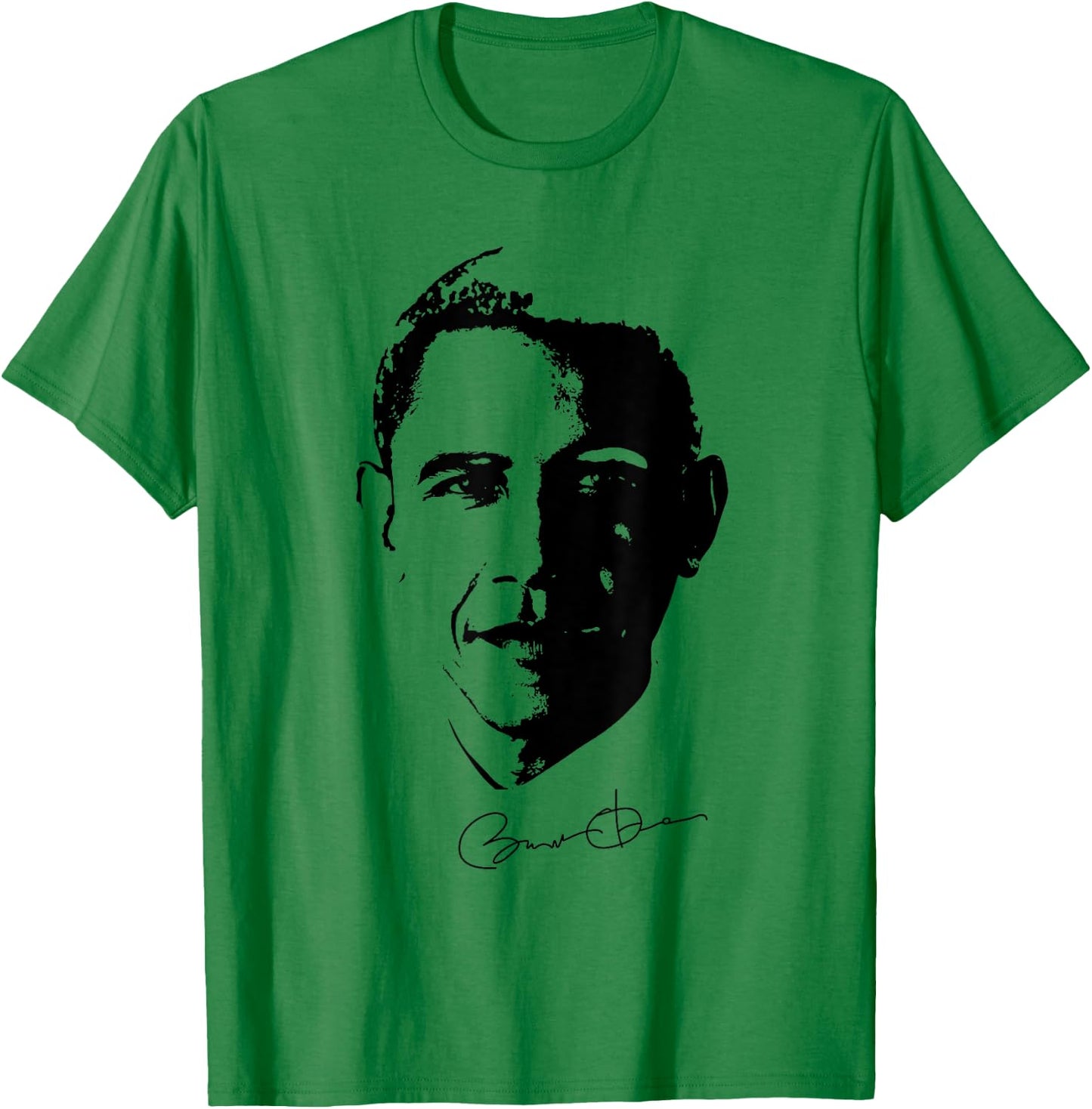 Egoteest: Barack Obama Signed Shirt, Political , USA T-Shirt - T-Shirt | Irish Green