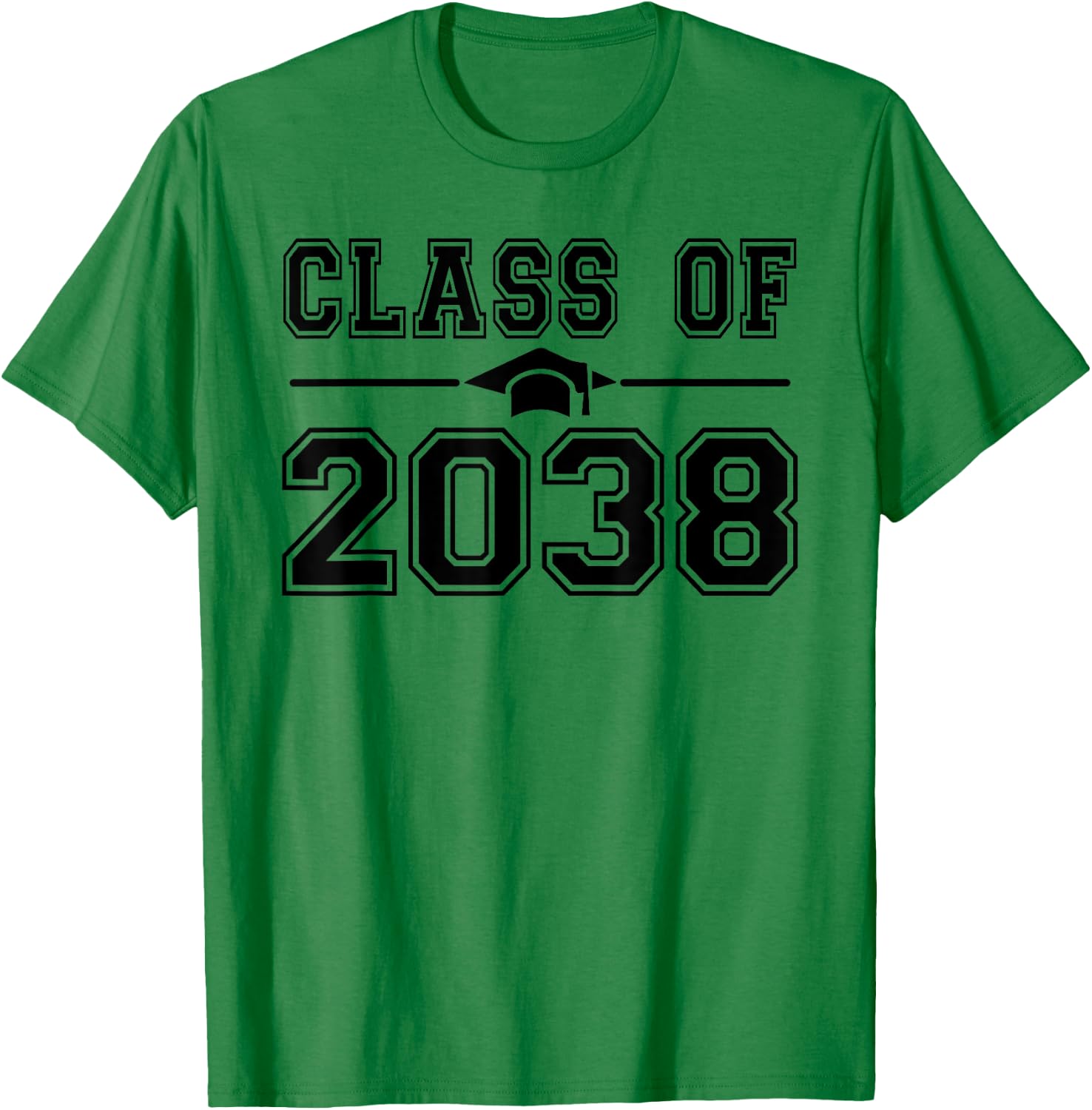 Class of 2038 Graduate 2038 Grow With Me First Day of School T-Shirt - T-Shirt | Irish Green