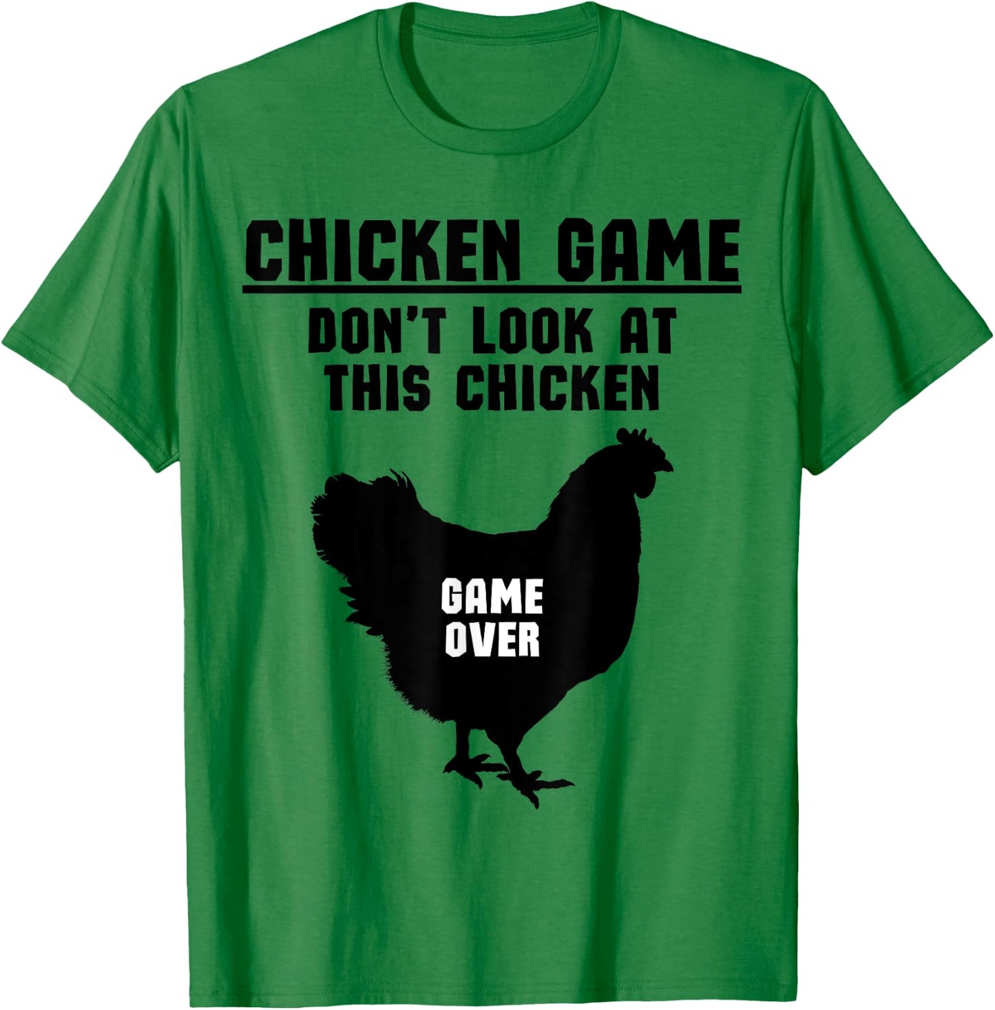 Hilarious Chicken Game Graphic - Farming Funny Chicken T-Shirt - T-Shirt | Irish Green