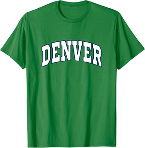 DENVER - Throwback Design - Classic T-Shirt - T-Shirt | Irish Green