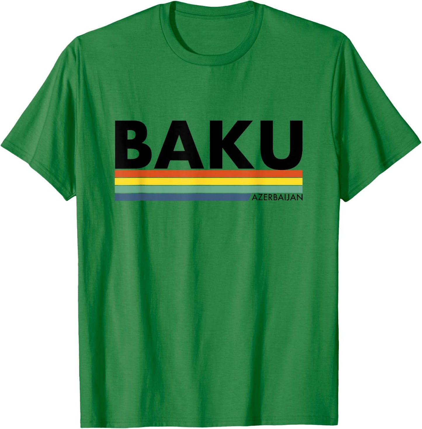 Baku Azerbaijan Azerbaijani T-Shirt - T-Shirt | Irish Green