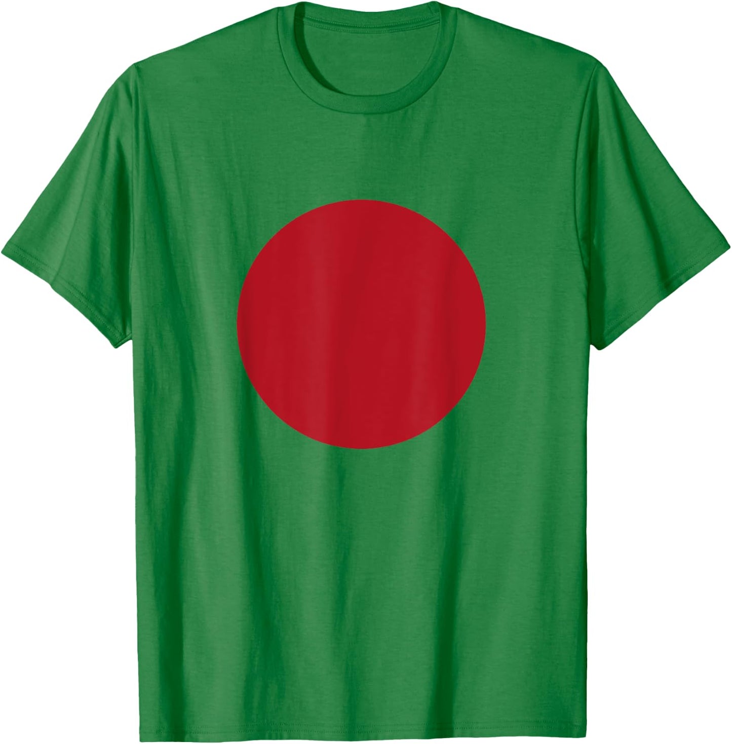 Japan Country Flags of the World Red Circle T-Shirt - T-Shirt | Irish Green