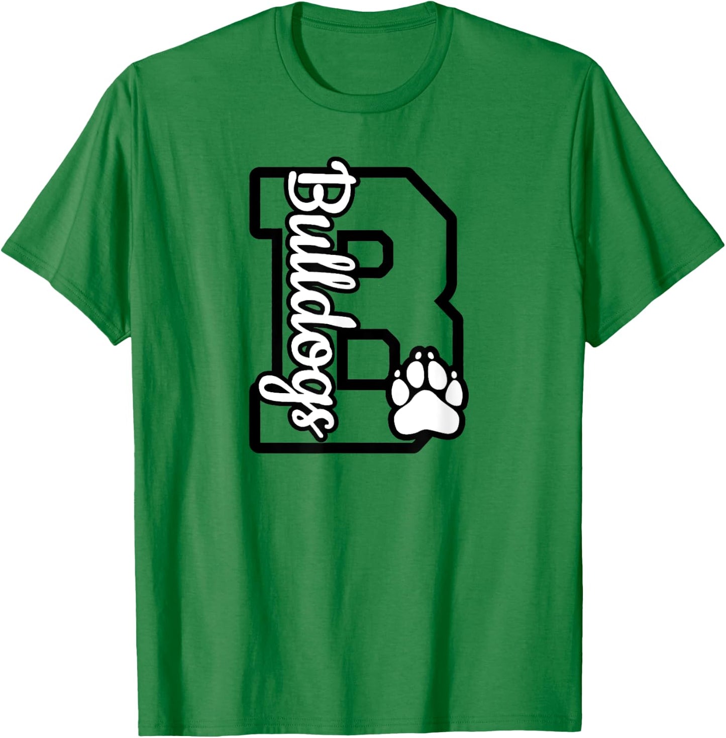 Go Dawgs Funny Bulldogs T-Shirt - T-Shirt | Irish Green