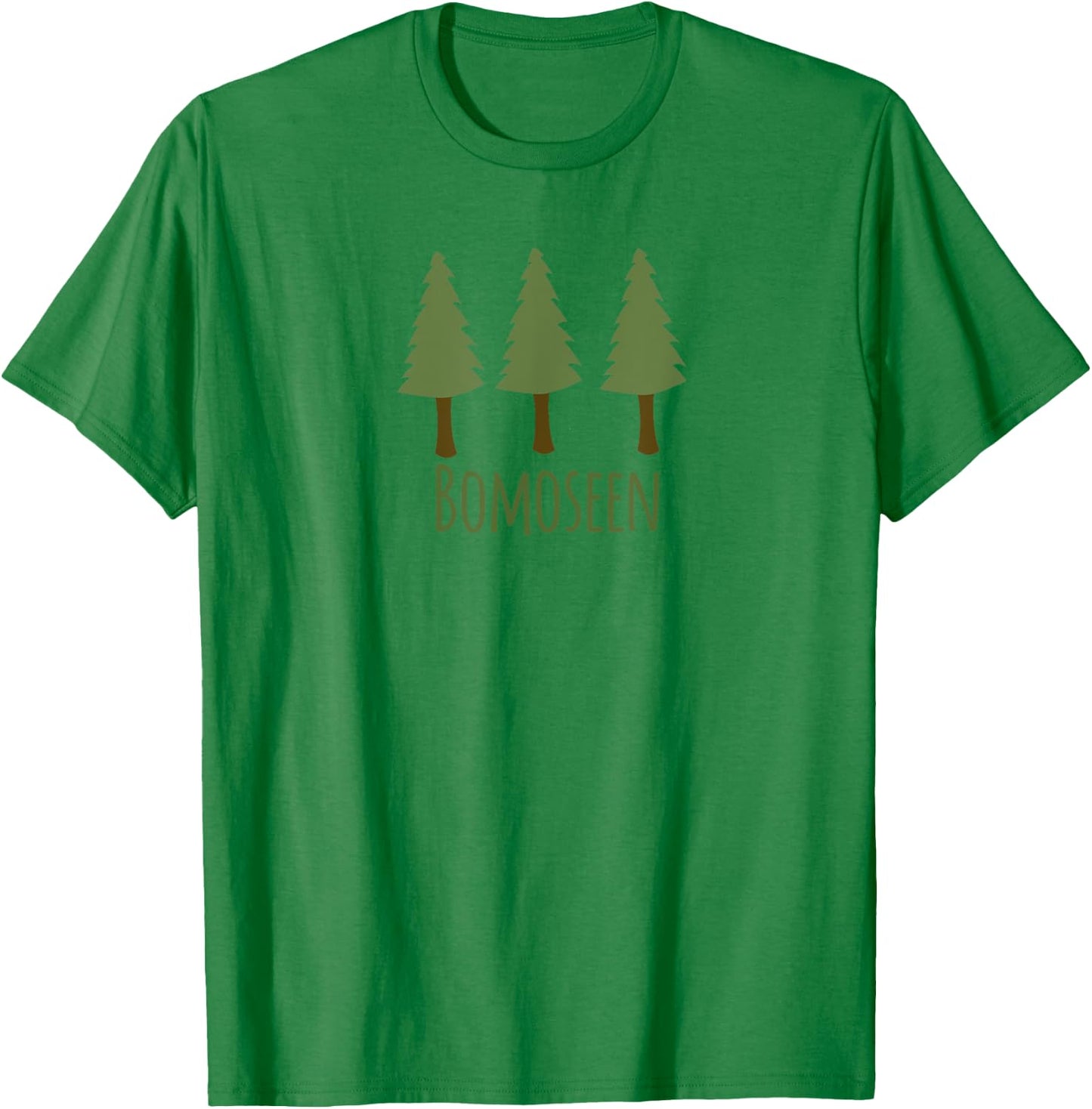 Lake Bomoseen Rustic Woods Forest Pine Trees Campground T-Shirt - T-Shirt | Irish Green