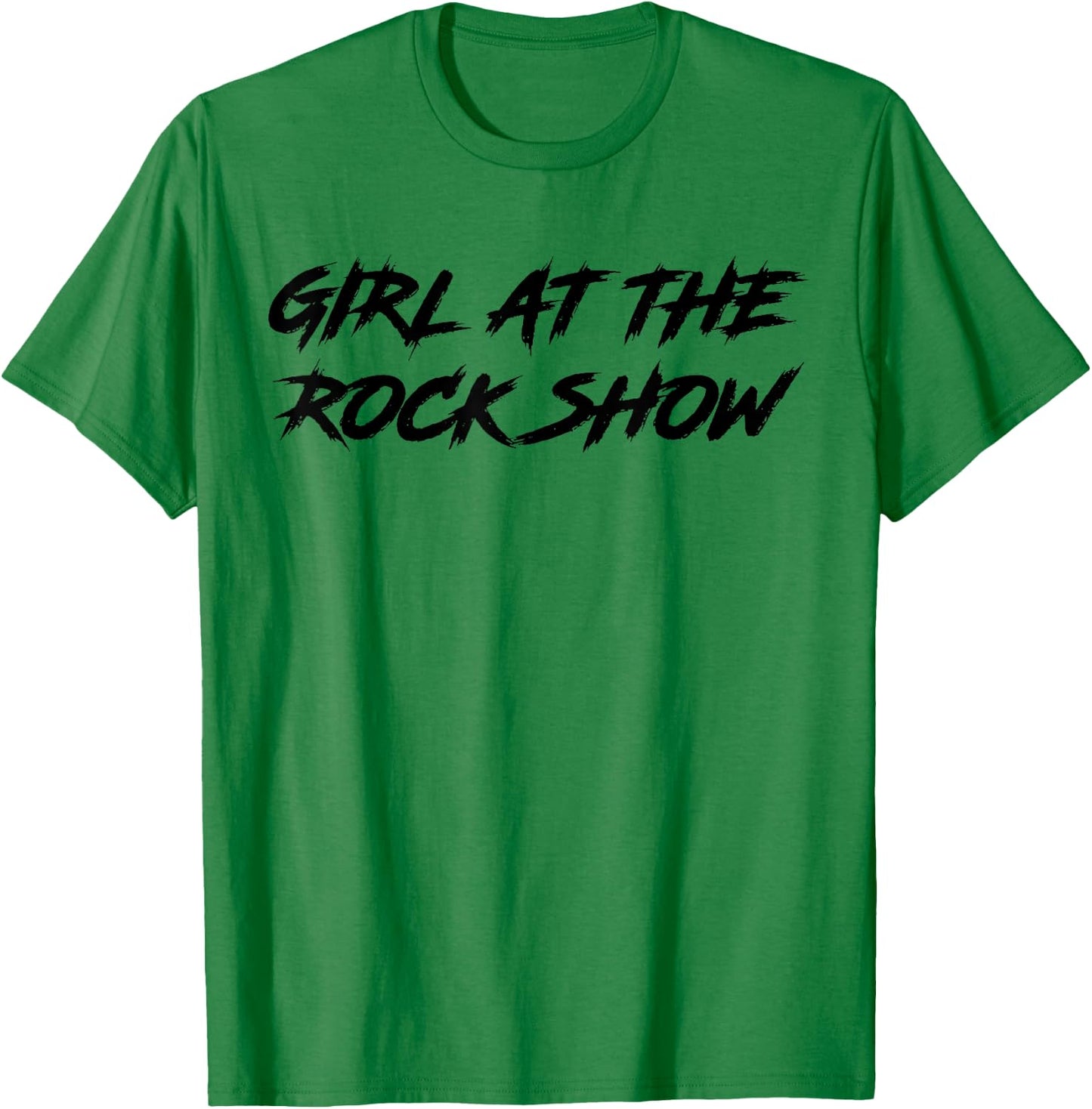 Girl At The Rock Show T-Shirt - T-Shirt | Irish Green