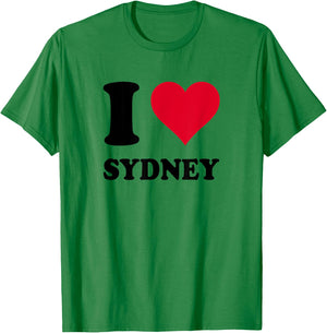 I Love Sydney T-Shirt - T-Shirt | Irish Green