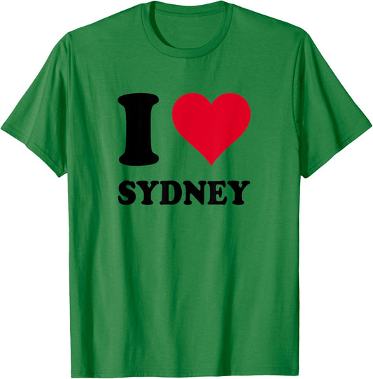 I Love Sydney T-Shirt - T-Shirt | Irish Green