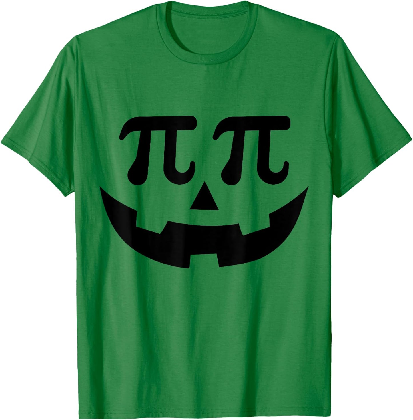 Funny pumpkin pie pi face for math halloween costume T-Shirt - T-Shirt | Irish Green