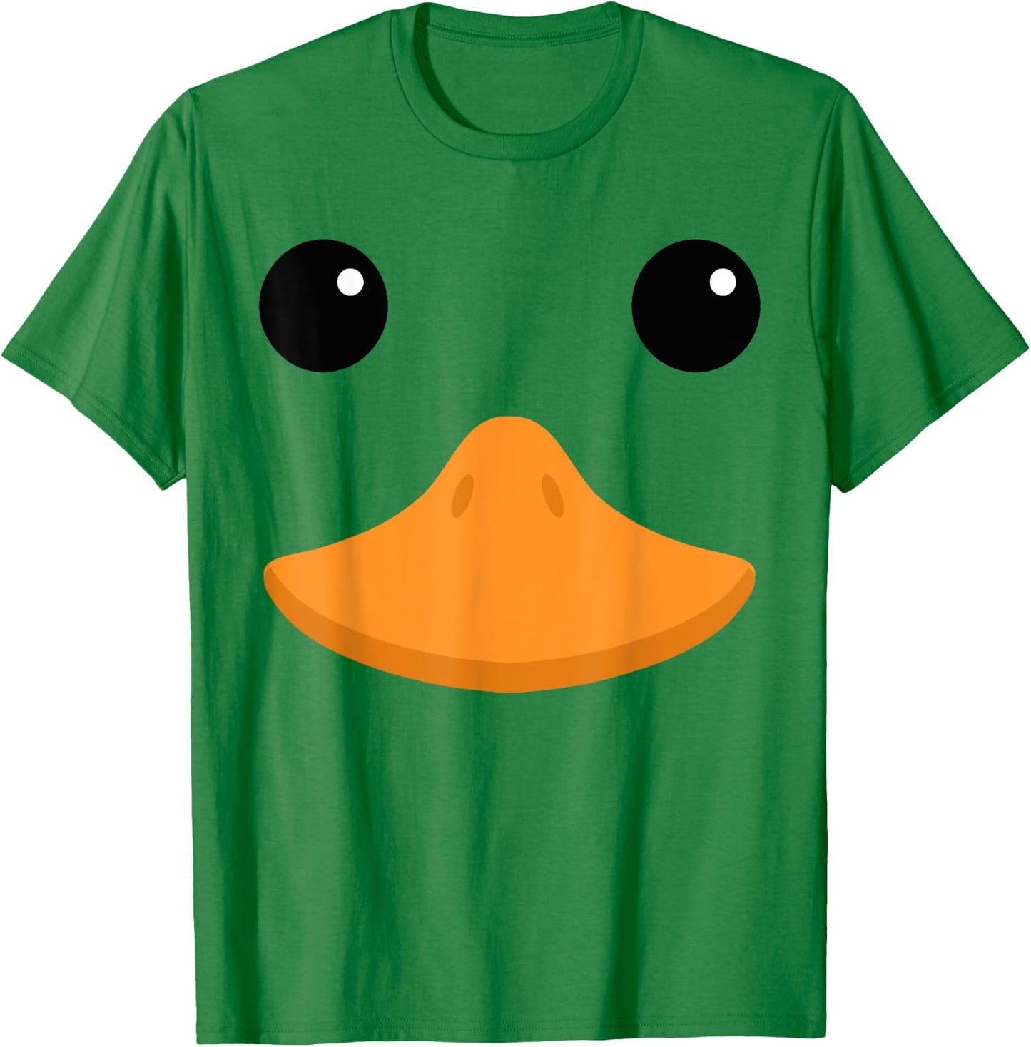 Cute White Duck Face Costume For Kids and Toddlers T-Shirt - T-Shirt | Irish Green