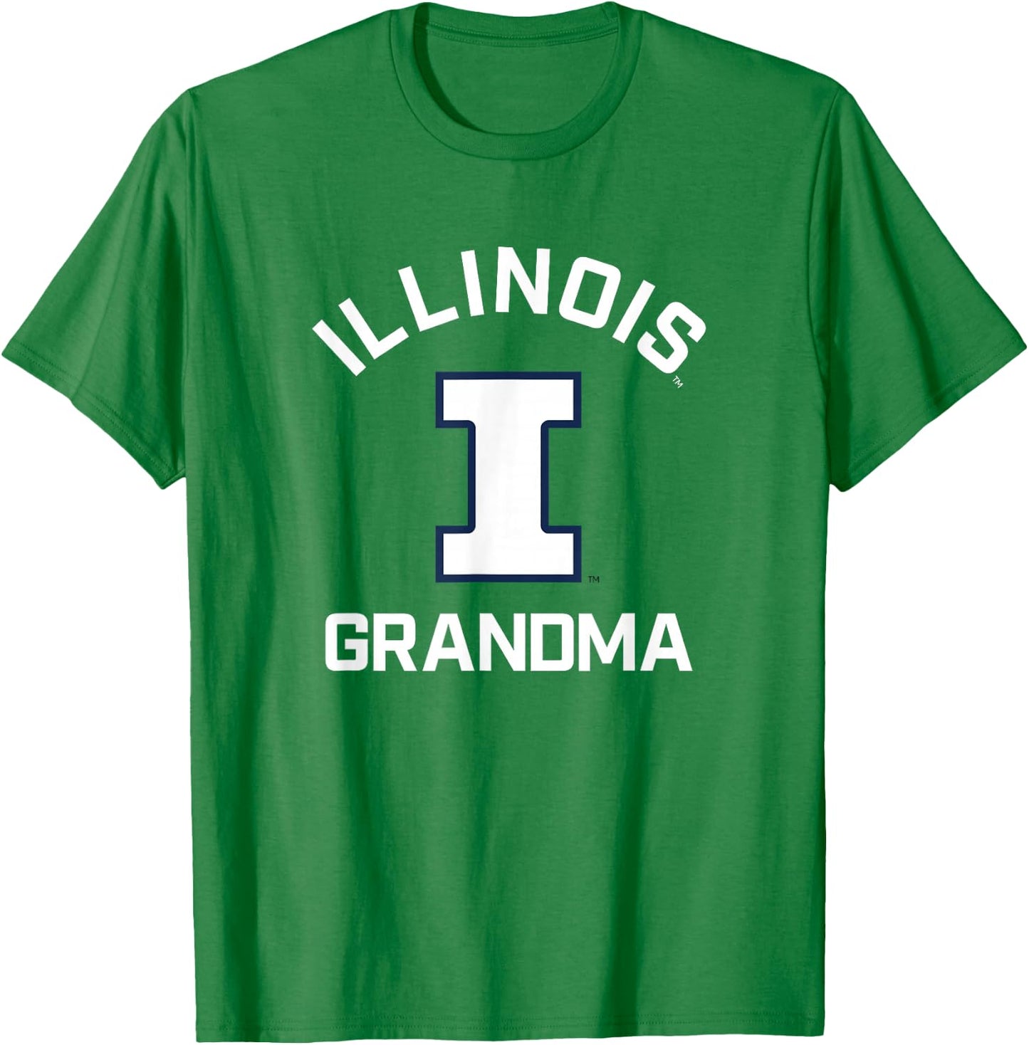University of Illinois Fighting Illini Arched Grandma T-Shirt - T-Shirt | Irish Green