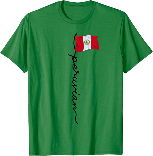 Peru Signature Peruvian T-Shirt - T-Shirt | Irish Green