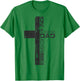 Blessed Dad Cross Christians Father's Day Christian Dad T-Shirt - T-Shirt | Irish Green