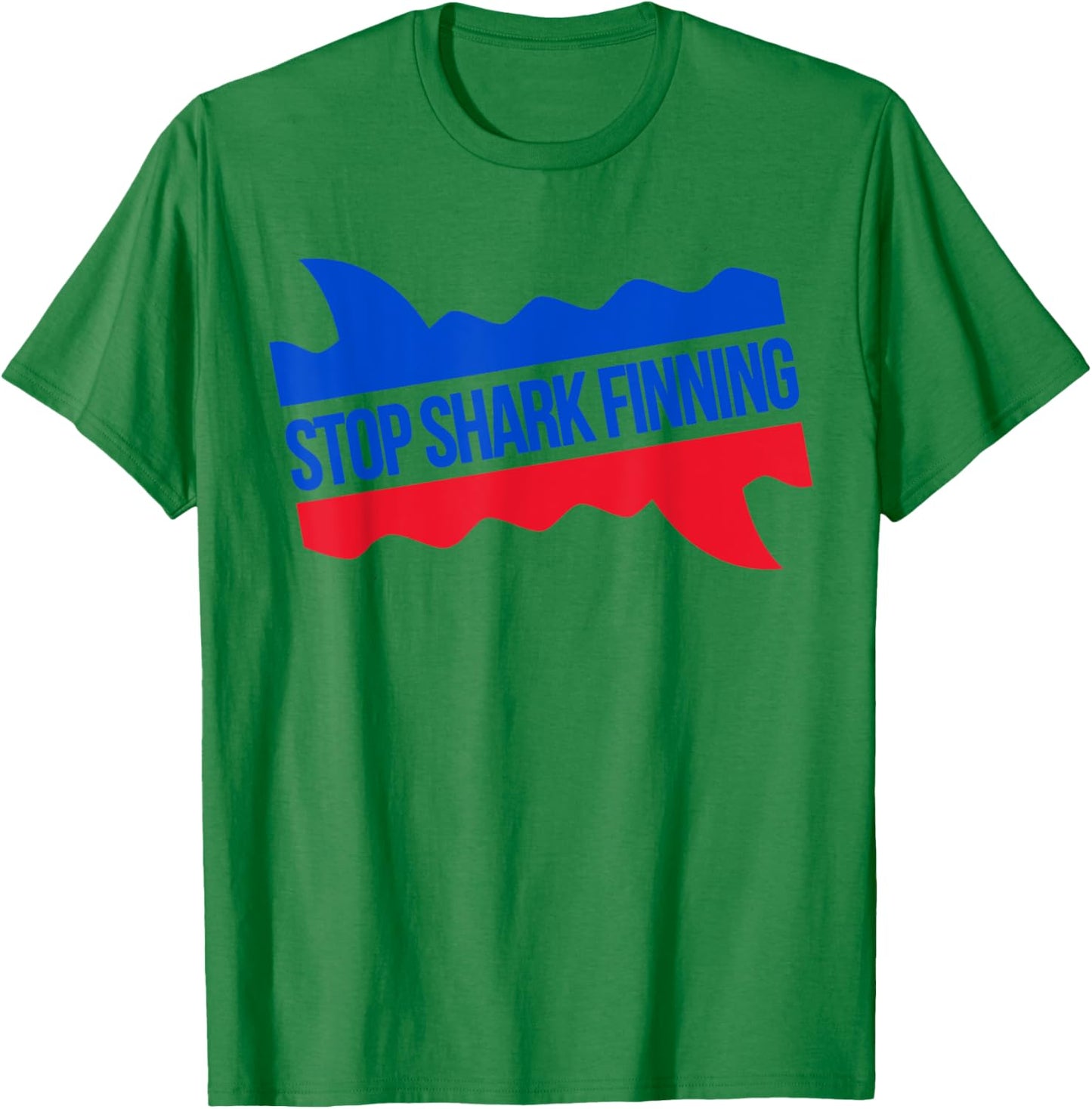 Stop Shark Finning Shirt Awareness T-Shirt - T-Shirt | Irish Green