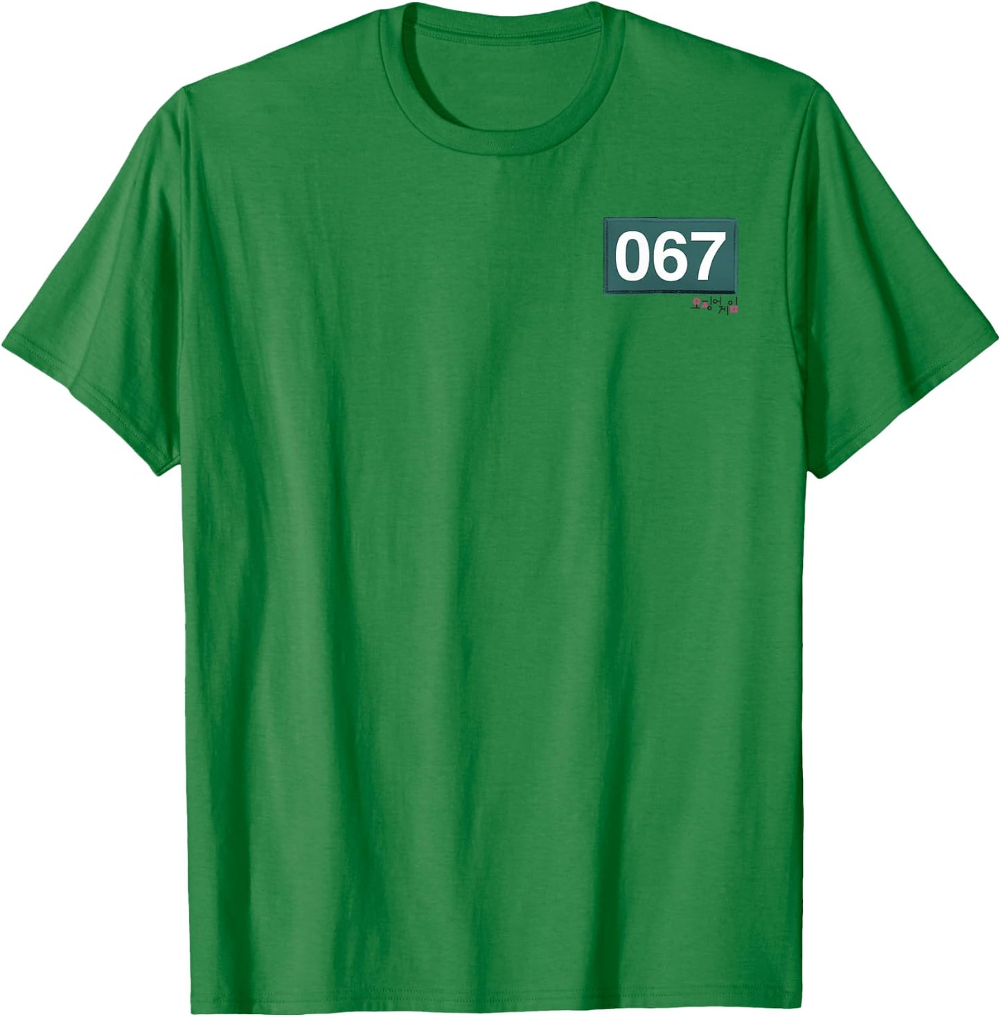 Squid Game Player 067 Pocket Costume T-Shirt - T-Shirt | Irish Green