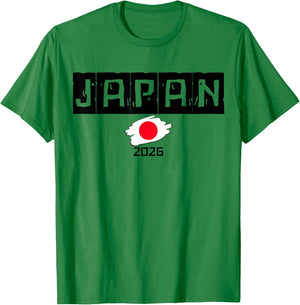 Japan Souvenir 2026 Vacation Trip Fun Matching Travel Flag T-Shirt - T-Shirt | Irish Green