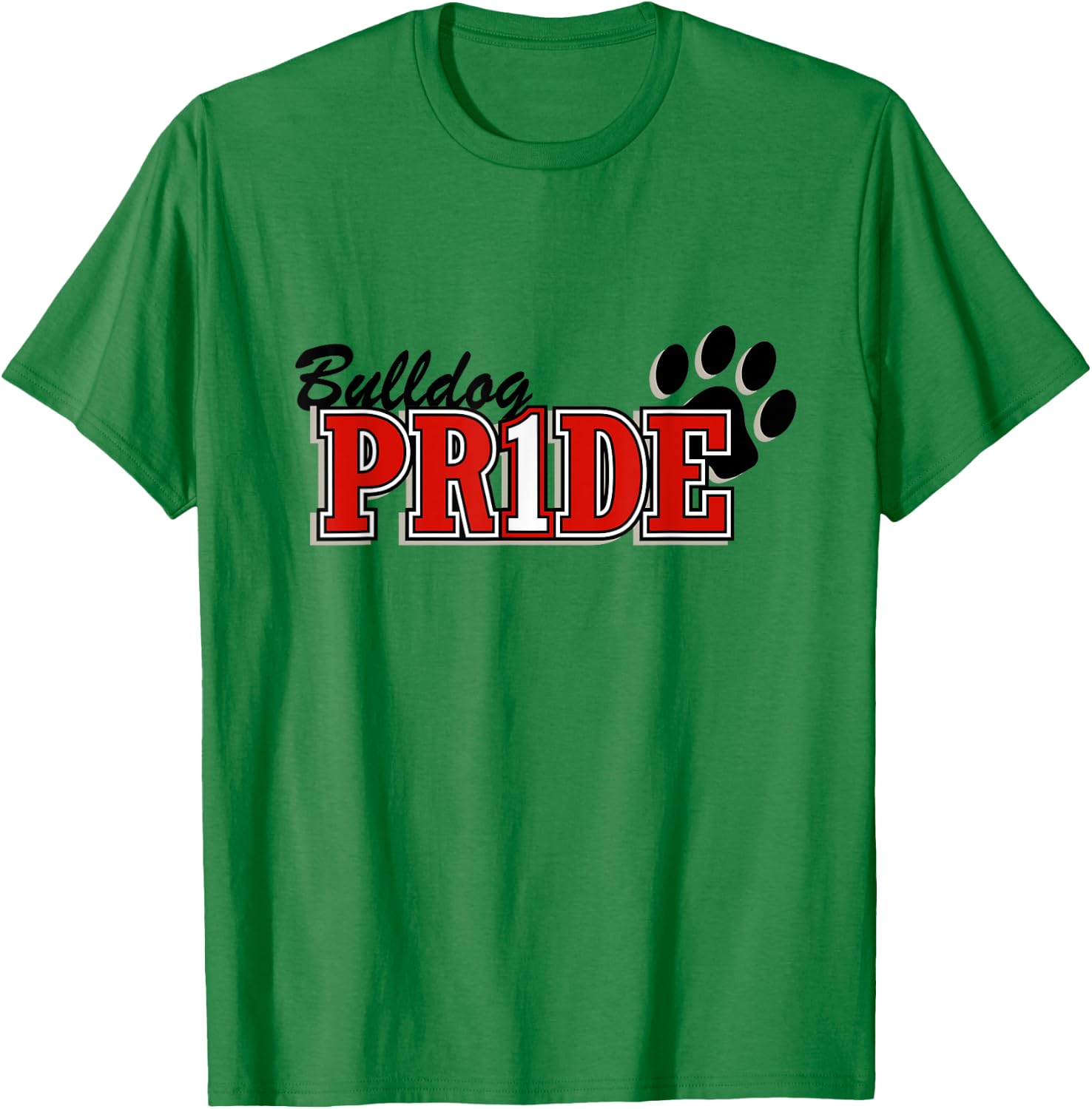 "Bulldog Football" for Sports Fans T-Shirt - T-Shirt | Irish Green