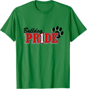"Bulldog Football" for Sports Fans T-Shirt - T-Shirt | Irish Green