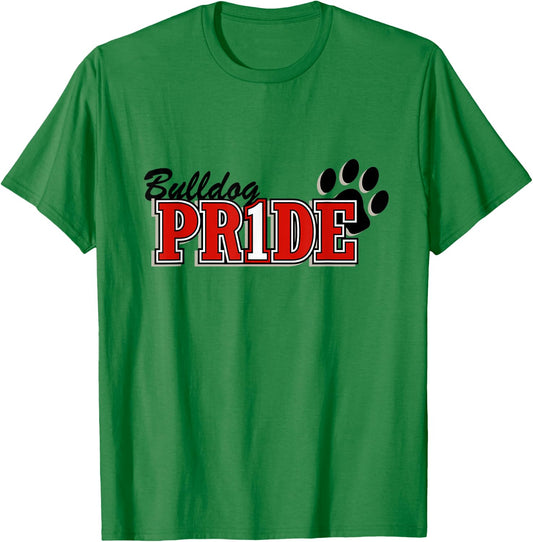 "Bulldog Football" for Sports Fans T-Shirt - T-Shirt | Irish Green