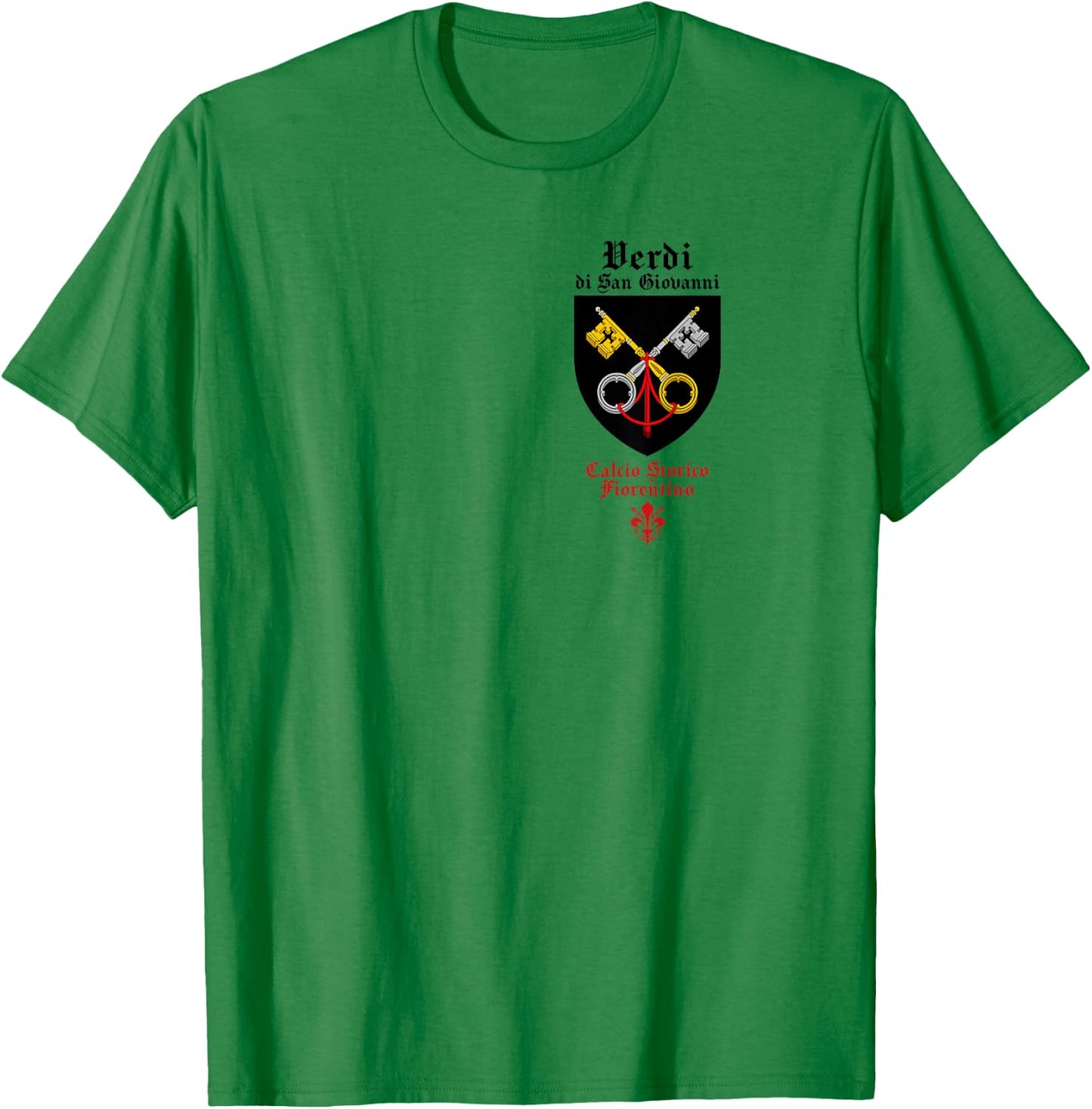 Calcio storico fiorentino Verdi Florentine football fútbol T-Shirt - T-Shirt | Irish Green