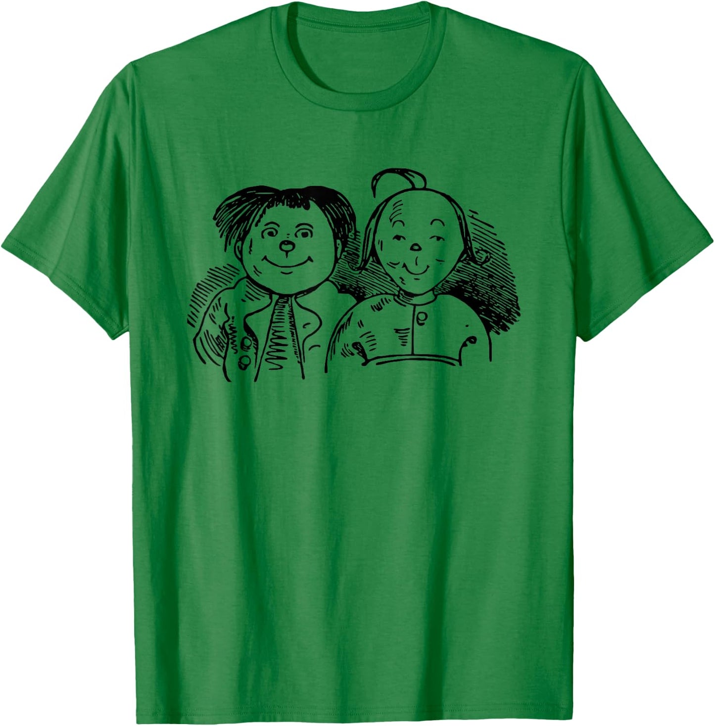 Max and Moritz Wilhelm Busch German children's book classic T-Shirt - T-Shirt | Irish Green