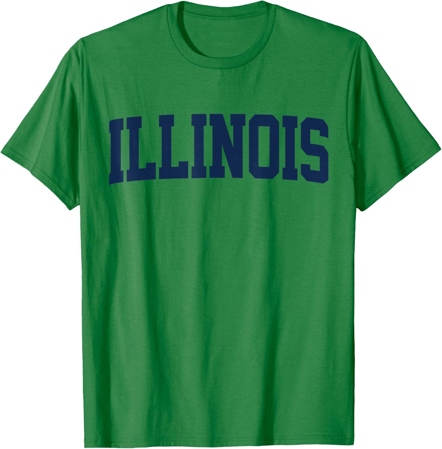 Retro Illinois Vintage Illinois Orange Blue Throwback IL T-Shirt - T-Shirt | Irish Green