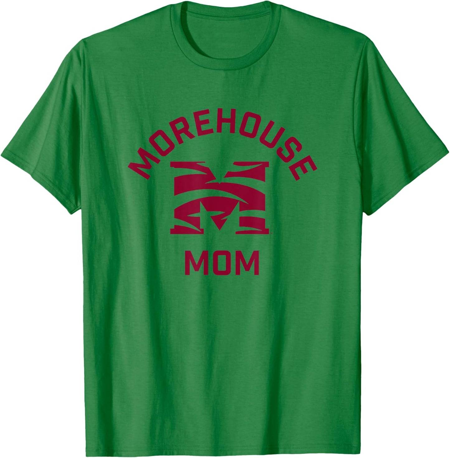 Morehouse College Maroon Tigers Arched Mom T-Shirt - T-Shirt | Irish Green