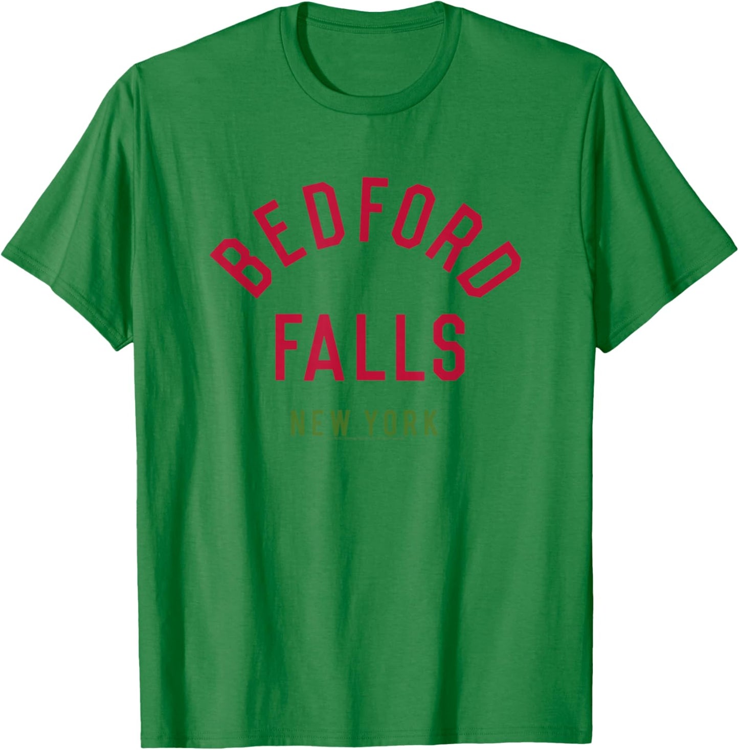 It's A Wonderful Life Bedford Falls NY T-Shirt - T-Shirt | Irish Green