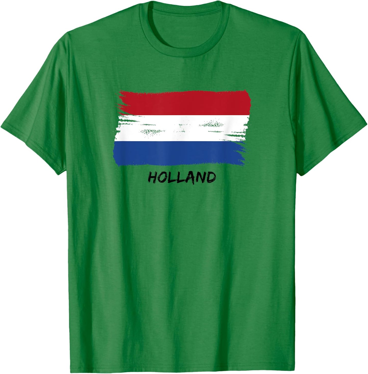 Dutch Orange Fan Flag Holland T-Shirt - T-Shirt | Irish Green