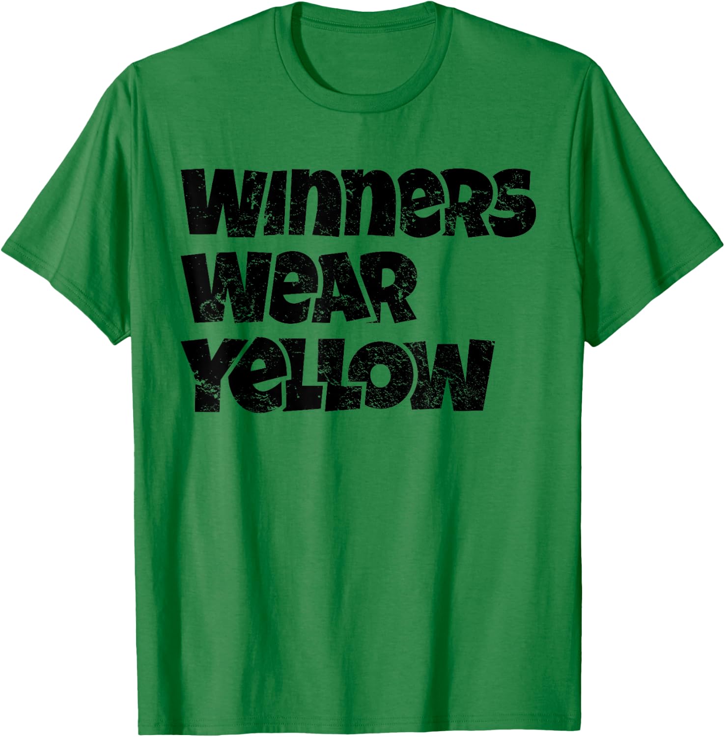 Winners Wear Yellow Spirit Wear Team Game Color War Funny T-Shirt - T-Shirt | Irish Green