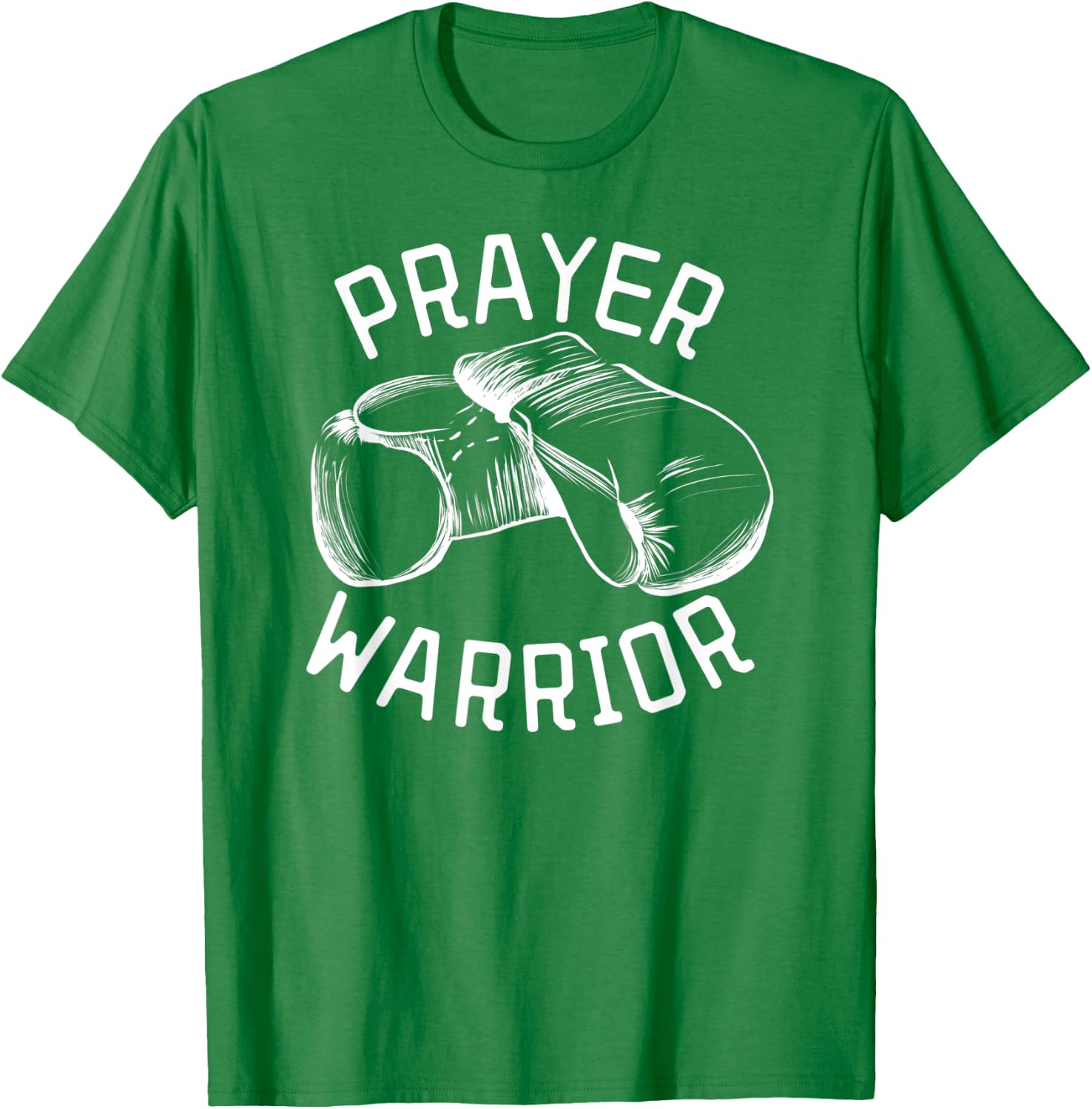 Pink Prayer Warrior Christian Breast Cancer Awareness Pink T-Shirt - T-Shirt | Irish Green