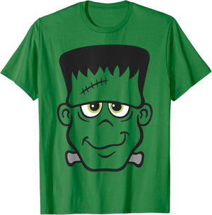 Frankenstein Monster Halloween Costume T-Shirt - T-Shirt | Irish Green