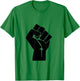 Raised Clenched Fist Resist Protest T-Shirt - T-Shirt | Irish Green