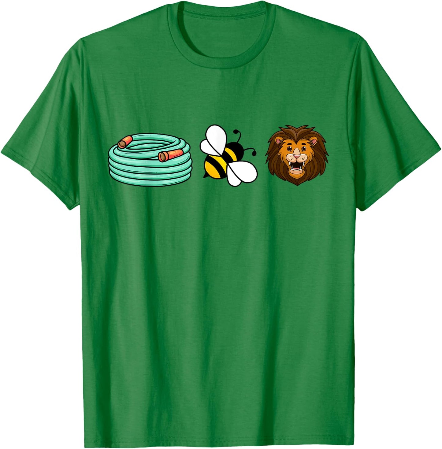 Hose Bee Lion Hidden message Funny Men Women T-Shirt - T-Shirt | Irish Green