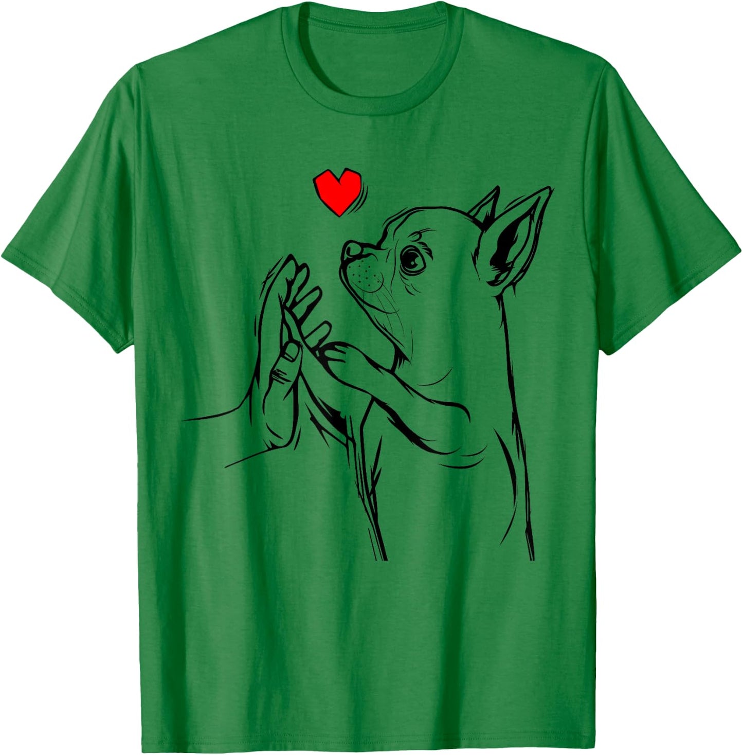 Chihuahua Love Dog Mom Girls T-Shirt - T-Shirt | Irish Green