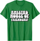 AMISTAD House Of Friendship Red Retro Groovy Social AMISTAD T-Shirt - T-Shirt | Irish Green