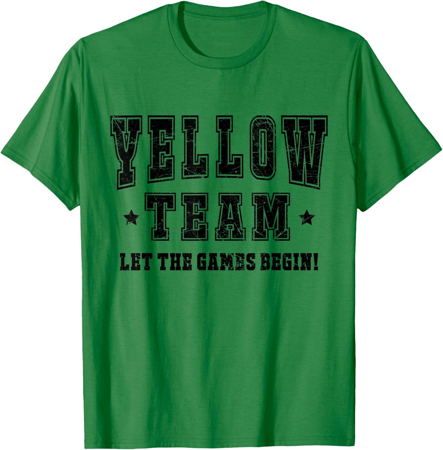 Yellow Team Field Day Spirit Squad Let The Games Begin 2024 T-Shirt - T-Shirt | Irish Green