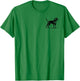 Dog Dad Mom Lover - Monochromatic Redbone Coonhound Men Women T-Shirt - T-Shirt | Irish Green