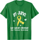 In June We Wear Orange Gun Violence Awareness Day T-Shirt - T-Shirt | Irish Green