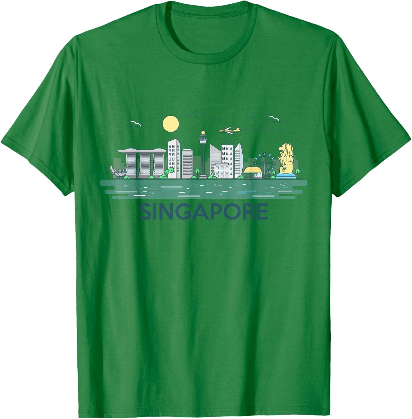 Singapore Kids T-Shirt - T-Shirt | Irish Green