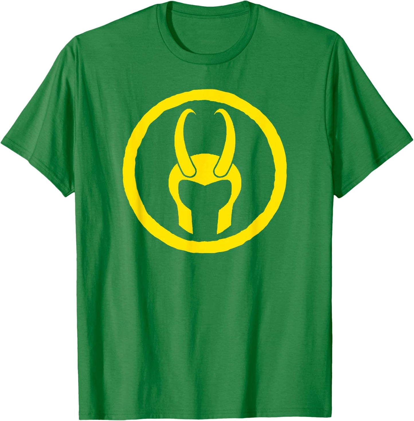 Marvel Loki Horned Helmet Comic Icon T-Shirt - T-Shirt | Irish Green