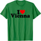 I Love Heart Vienna Austria T-Shirt - T-Shirt | Irish Green