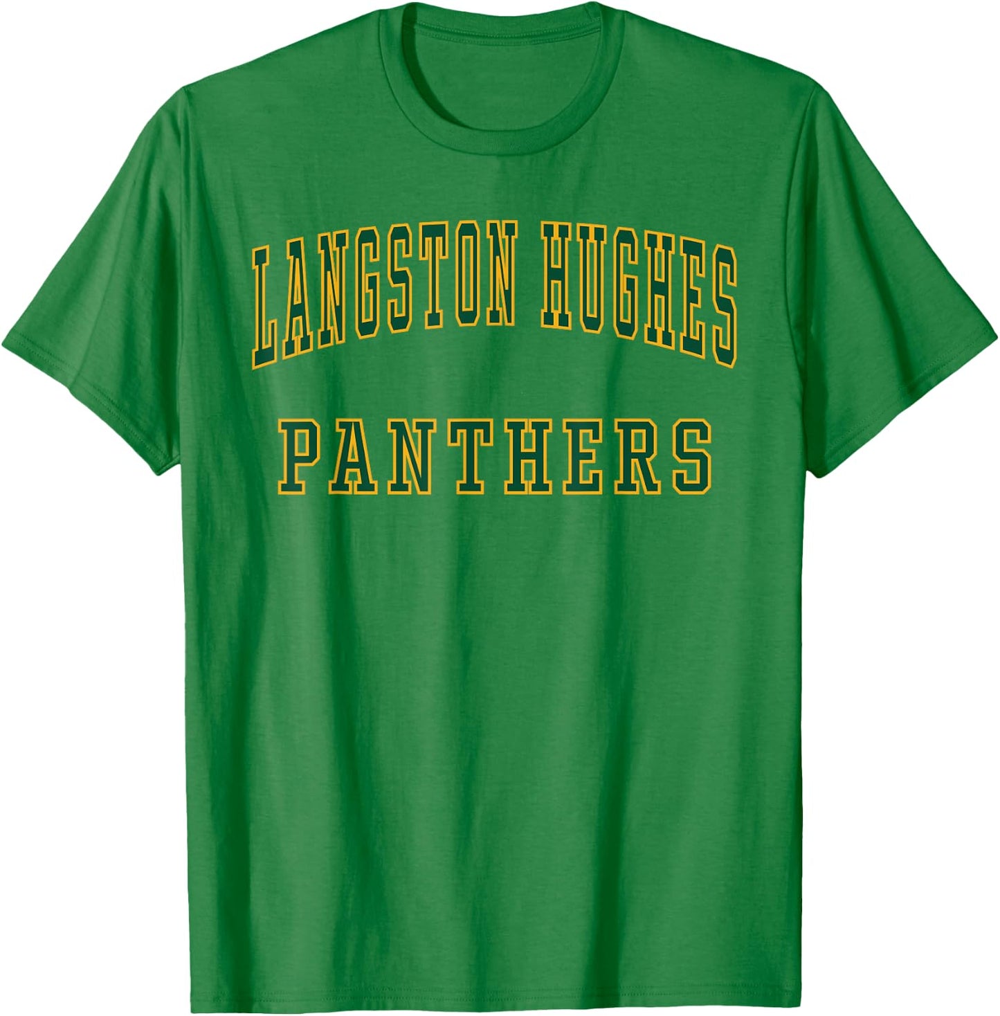 Langston Hughes High School Panthers T-Shirt - T-Shirt | Irish Green