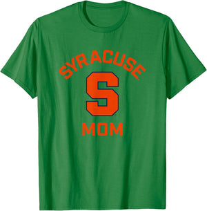 Syracuse University Orange Arched Mom T-Shirt - T-Shirt | Irish Green