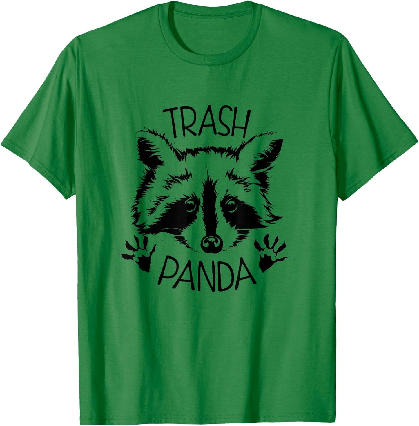 Raccoon Lover : Trash Panda Raccoon T-Shirt - T-Shirt | Irish Green