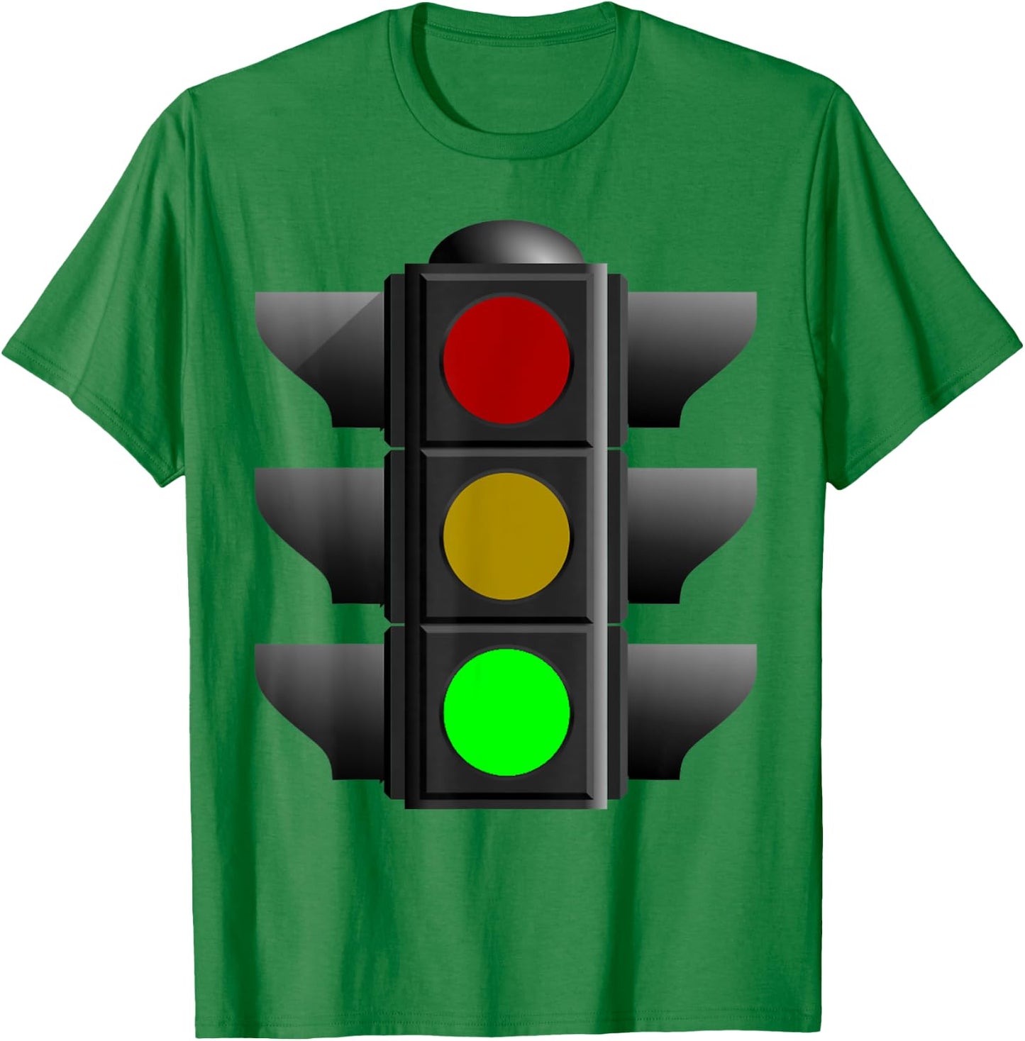 Green Traffic Light Signal Lover Stop Caution Go T Shirt T-Shirt - T-Shirt | Irish Green