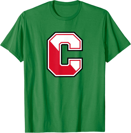 SUNY Cortland Red Dragons C Mark T-Shirt - T-Shirt | Irish Green
