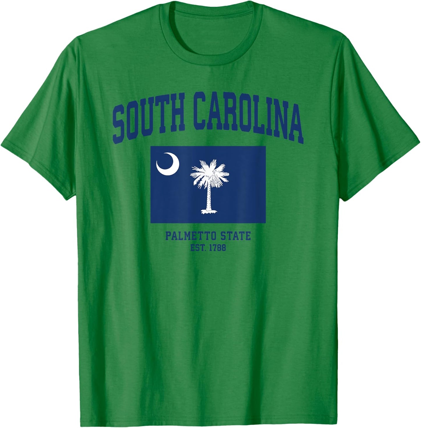 South Carolina State Flag T-Shirt - T-Shirt | Irish Green